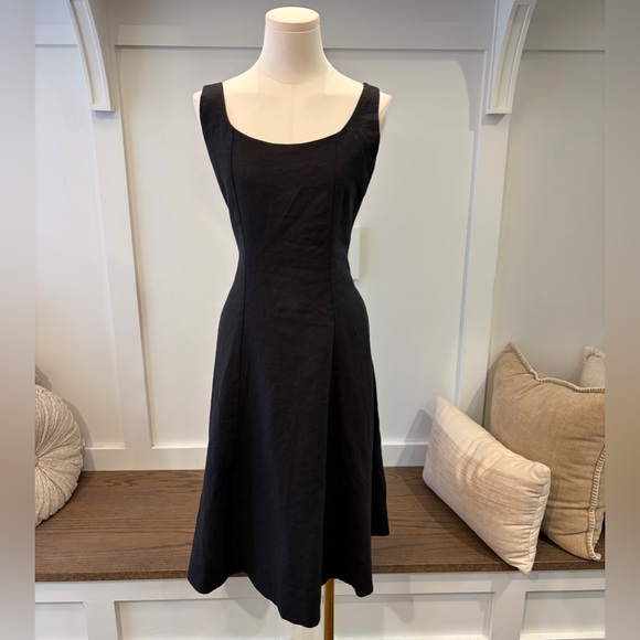 Charles Henry Classic Black Midi Dress Size Medium NWOT - Picture 3 of 7